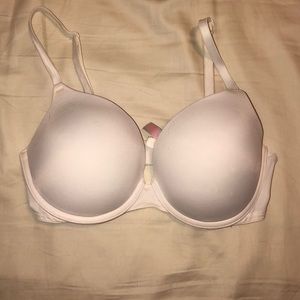PINK white push-up bra